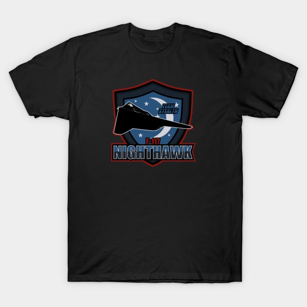 F-117 Nighthawk T-Shirt by Tailgunnerstudios